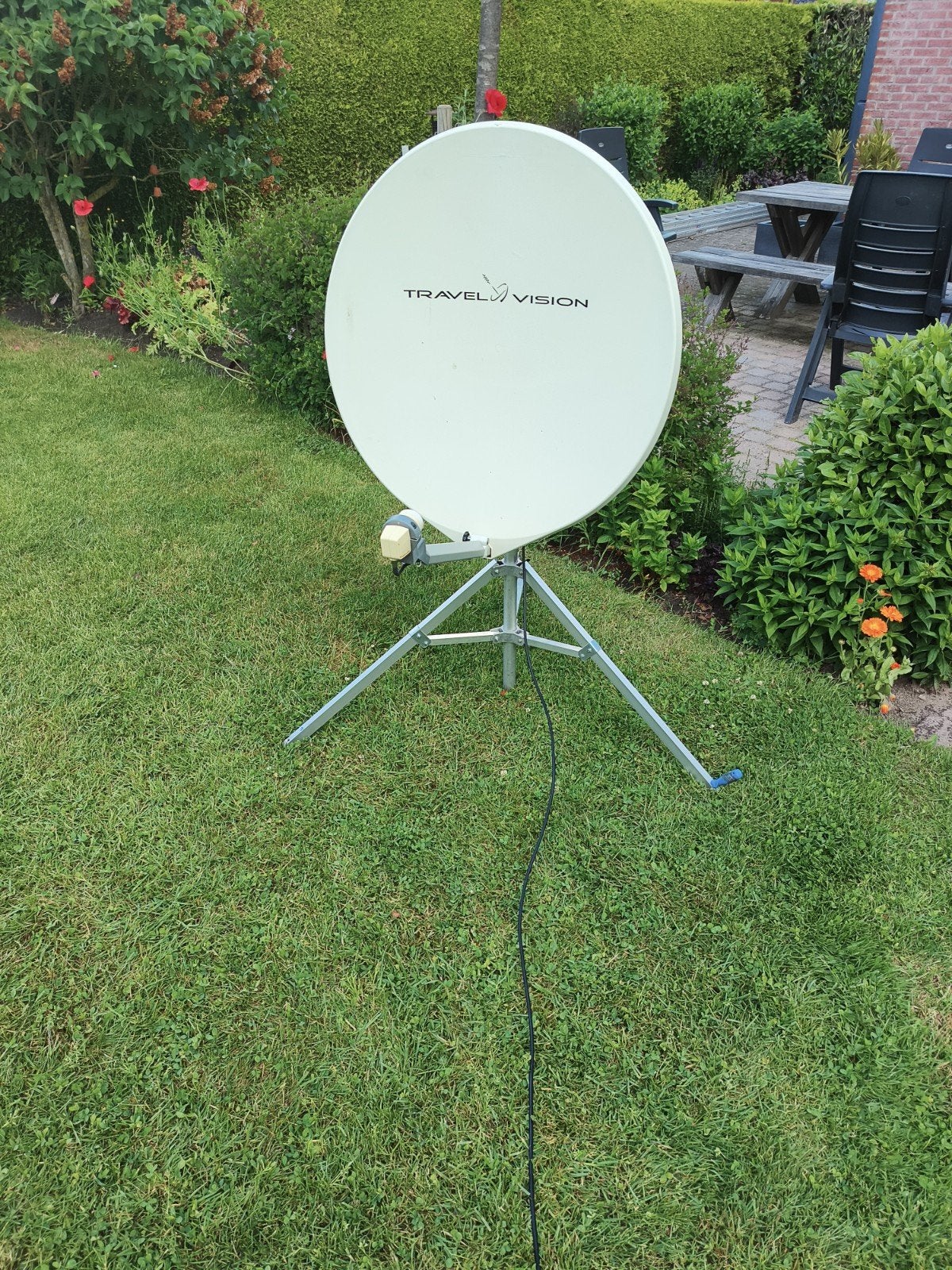 Travel Vision R6-80 automatische schotelontvanger, Ophalen, Gebruikt, (Schotel)antenne, Overige merken