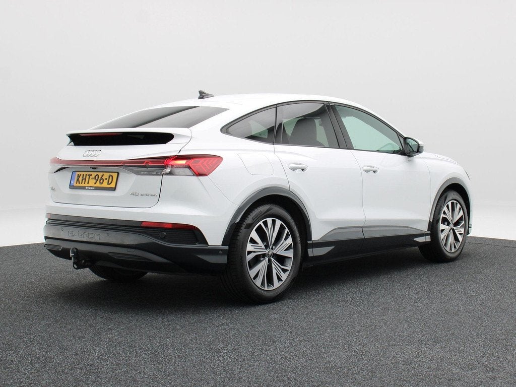 Audi Q4 Sportback e-tron 40 Advanced edition 77 kWh 204 Pk |, Auto's, Audi, Automaat, Gebruikt, 2020 kg, Wit