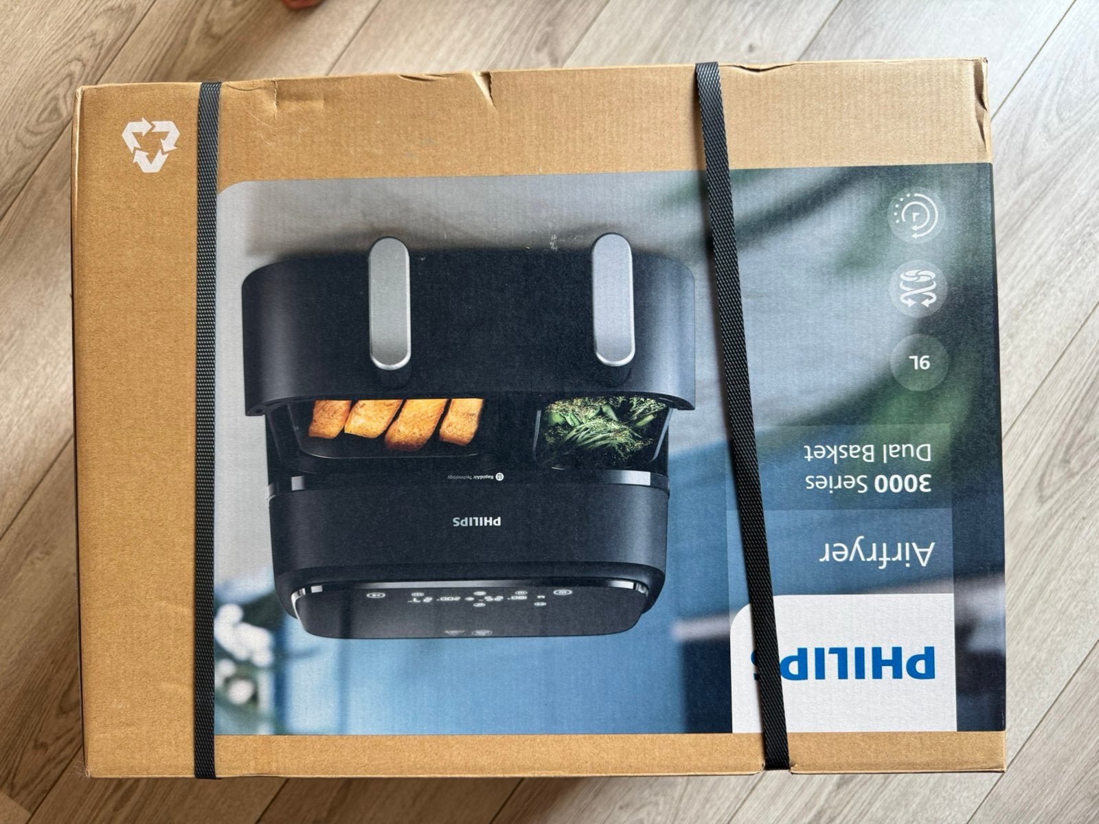 Philips Airfryer 3000 Series Dual Basket, Witgoed en Apparatuur, Frituurpannen, 4 liter of meer, Ophalen, Nieuw