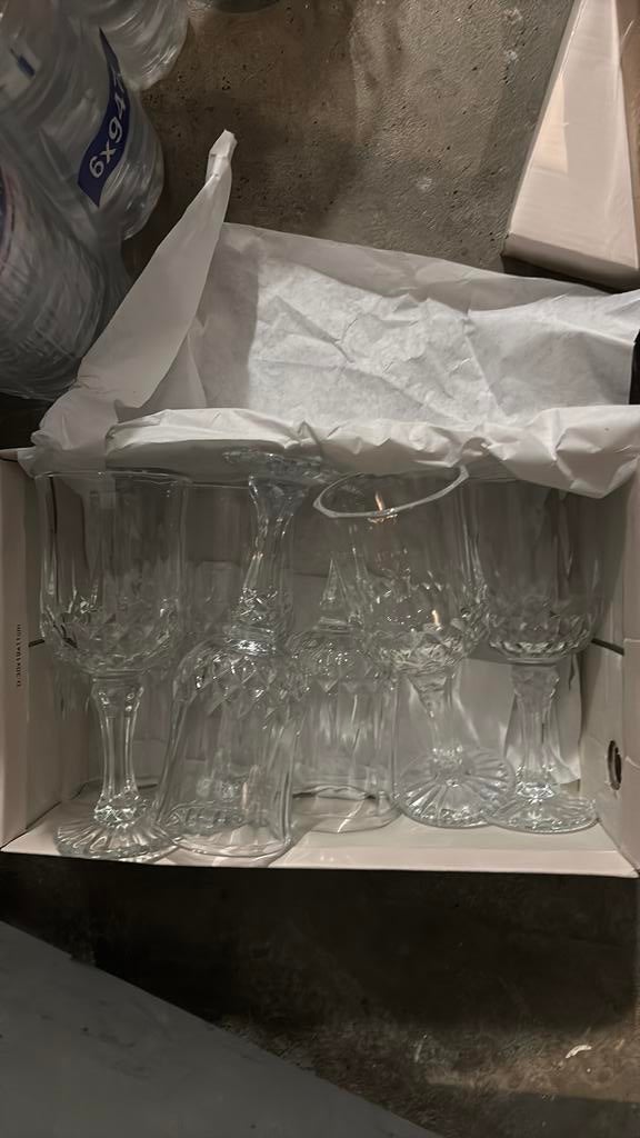 7 drinkglazen, Huis en Inrichting, Keuken | Servies, Ophalen, Zo goed als nieuw