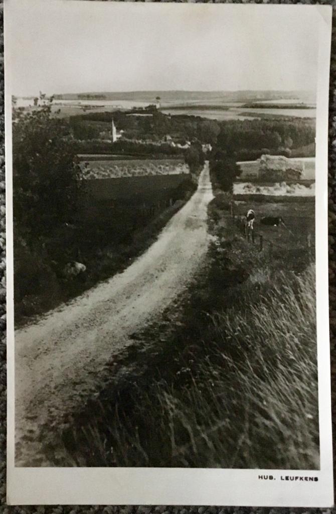 FOTOKAART HUB LEUFKENS - EYS (ZUID LIMBURG), 1947, Ophalen of Verzenden, 1940 tot 1960, Gelopen, Limburg