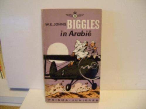 Biggles in Arabië.W.E.Johns Prisma-Juniores uit 1963, Gelezen, Non-fictie, Ophalen of Verzenden, W.E. Johns