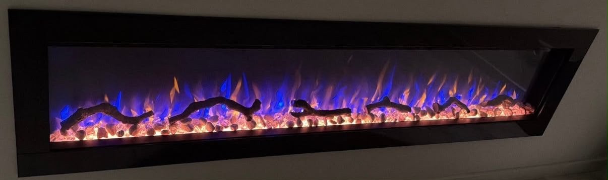 Luxe elektrische sfeerhaard te koop!, Ophalen, Zo goed als nieuw, Inbouwhaard, Elektrische haard