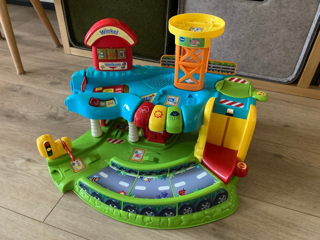 Toet Toet auto's garage met Tim Takelwagen, Kinderen en Baby's, Speelgoed | Vtech, Ophalen, Gebruikt, 2 tot 4 jaar