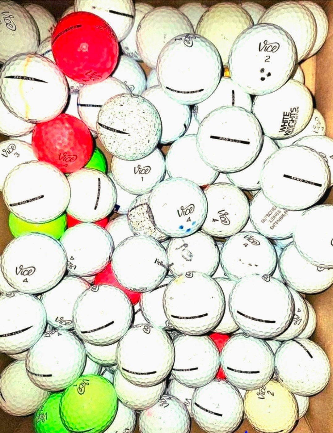50 Vice Pro Plus golfballen, Ophalen of Verzenden, Overige