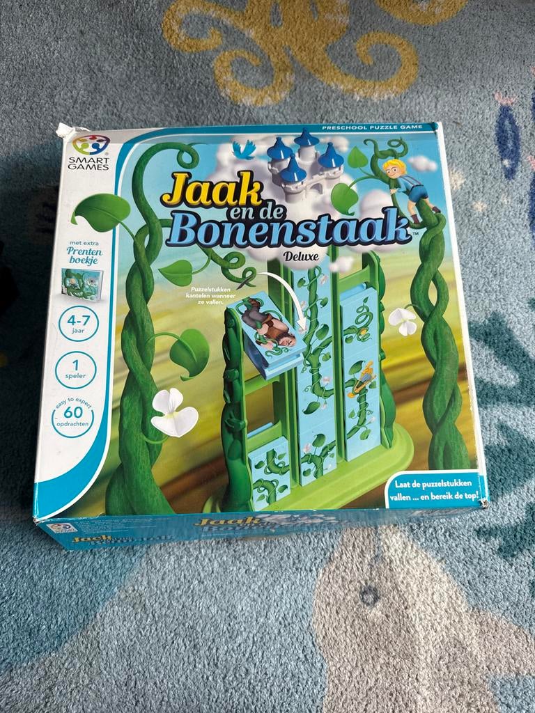 SmartGames Jaak en de Bonenstaak Deluxe Puzzelspel, Ophalen of Verzenden, Gebruikt, Puzzelen