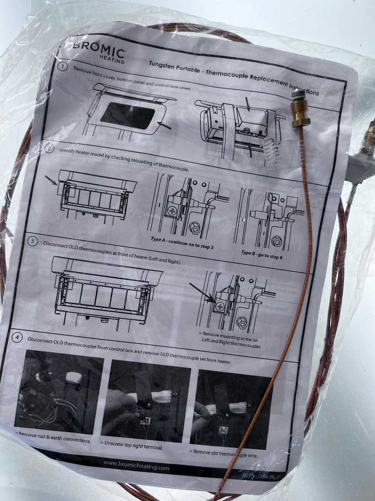 Bromic Tungsten Portable Thermokoppel Vervangingsset, Ophalen of Verzenden, Nieuw