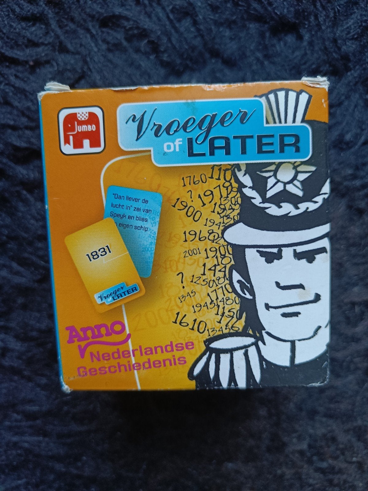 Vroeger of Later - Anno Nederlandse Geschiedenis (Jumbo), Hobby en Vrije tijd, Een of twee spelers, Ophalen of Verzenden, Zo goed als nieuw