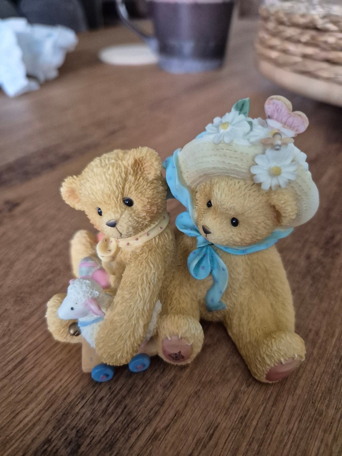Cherished Teddies Chelsea en Daisy Beeldje, Ophalen, Zo goed als nieuw, Beeldje, Cherished Teddies