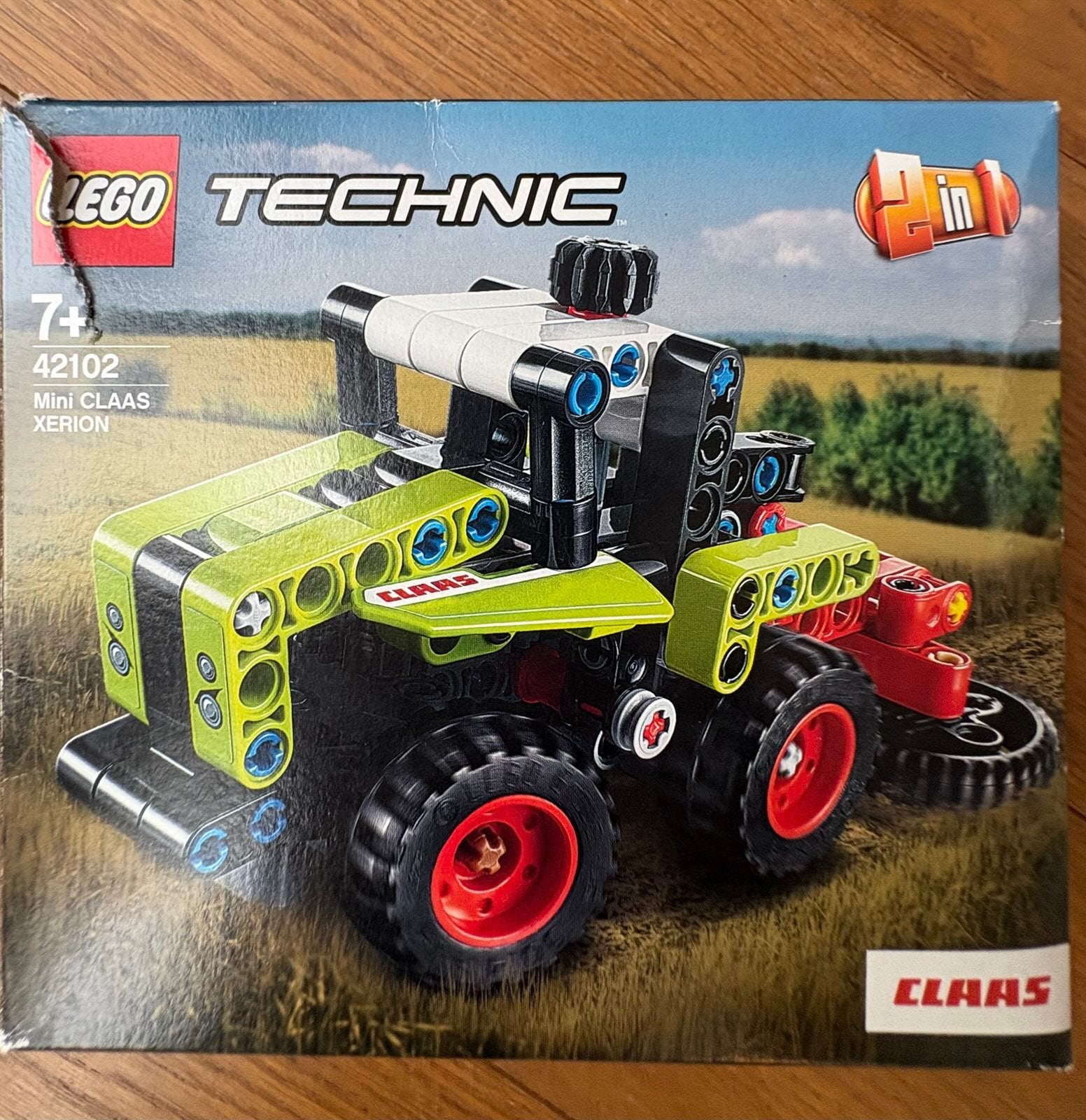 Lego technic Mini claas xerion 42102, Ophalen of Verzenden, Zo goed als nieuw