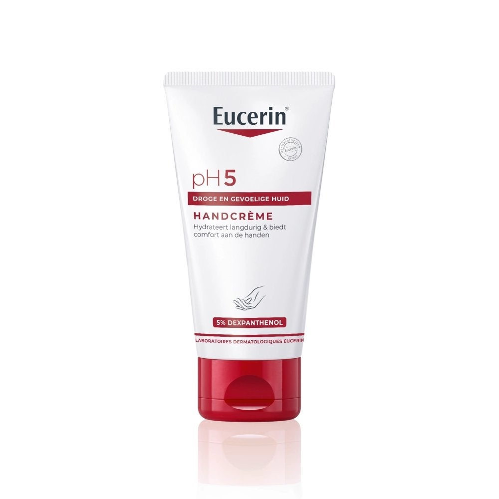 Eucerin pH5 Handcrème 75ml, Sieraden, Tassen en Uiterlijk, Uiterlijk | Lichaamsverzorging, Verzenden, Nieuw, Bodylotion, Crème of Olie