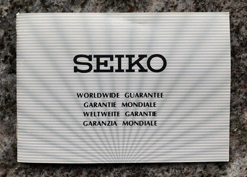 Seiko Kaliber 7431 Instructieboekje en Garantiebewijs - 1986, Sieraden, Tassen en Uiterlijk, Horloges | Heren, Ophalen of Verzenden