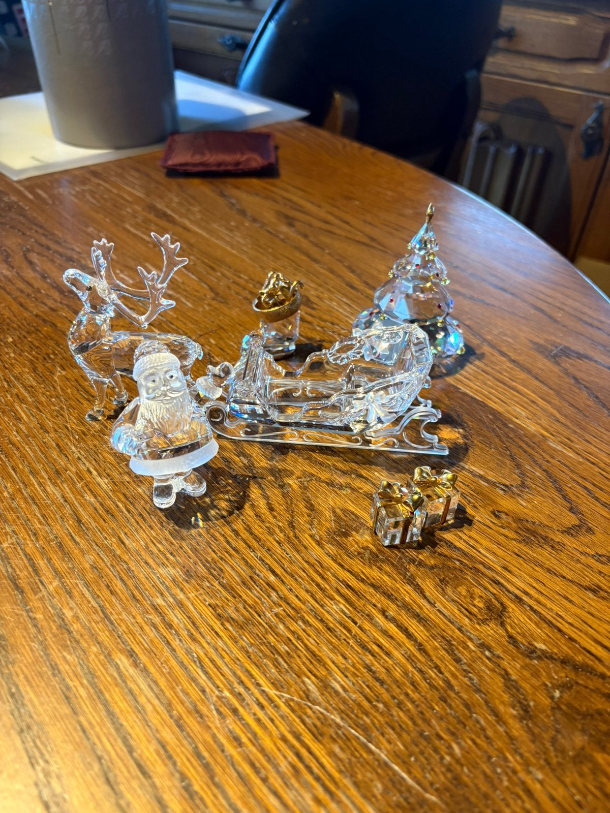 Kerst  arreslee, Ophalen of Verzenden, Zo goed als nieuw, Figuurtje