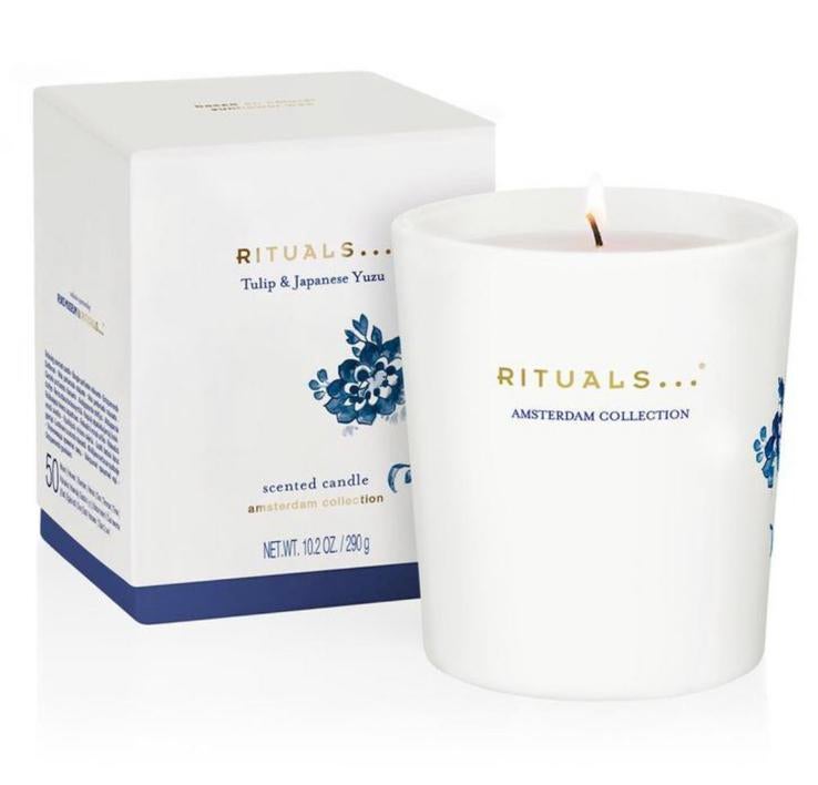 Rituals Amsterdam Collection geurkaars 290 gr 🤩🤍💙, Ophalen of Verzenden, Nieuw