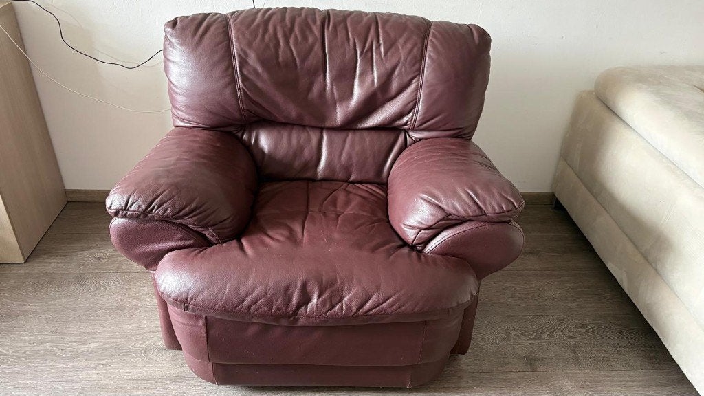Leather Sofa, Overige materialen, Gebruikt, Eenpersoons, Ophalen of Verzenden