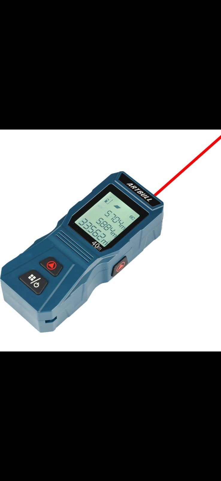 ARTBULL Laser Afstandsmeter 40m - Nauwkeurig en Compact, Ophalen of Verzenden, Nieuw