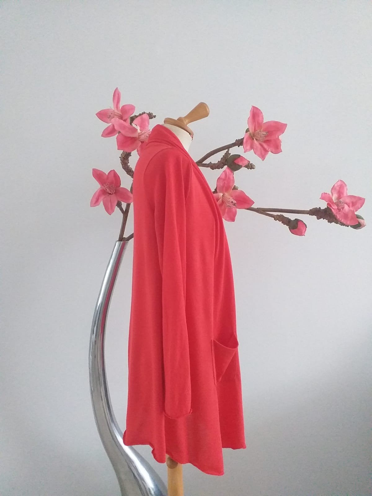 VILA Clothes Rode Cardigan met Zakken - Maat36/38, Ophalen of Verzenden, Zo goed als nieuw, Maat 36 (S), Rood