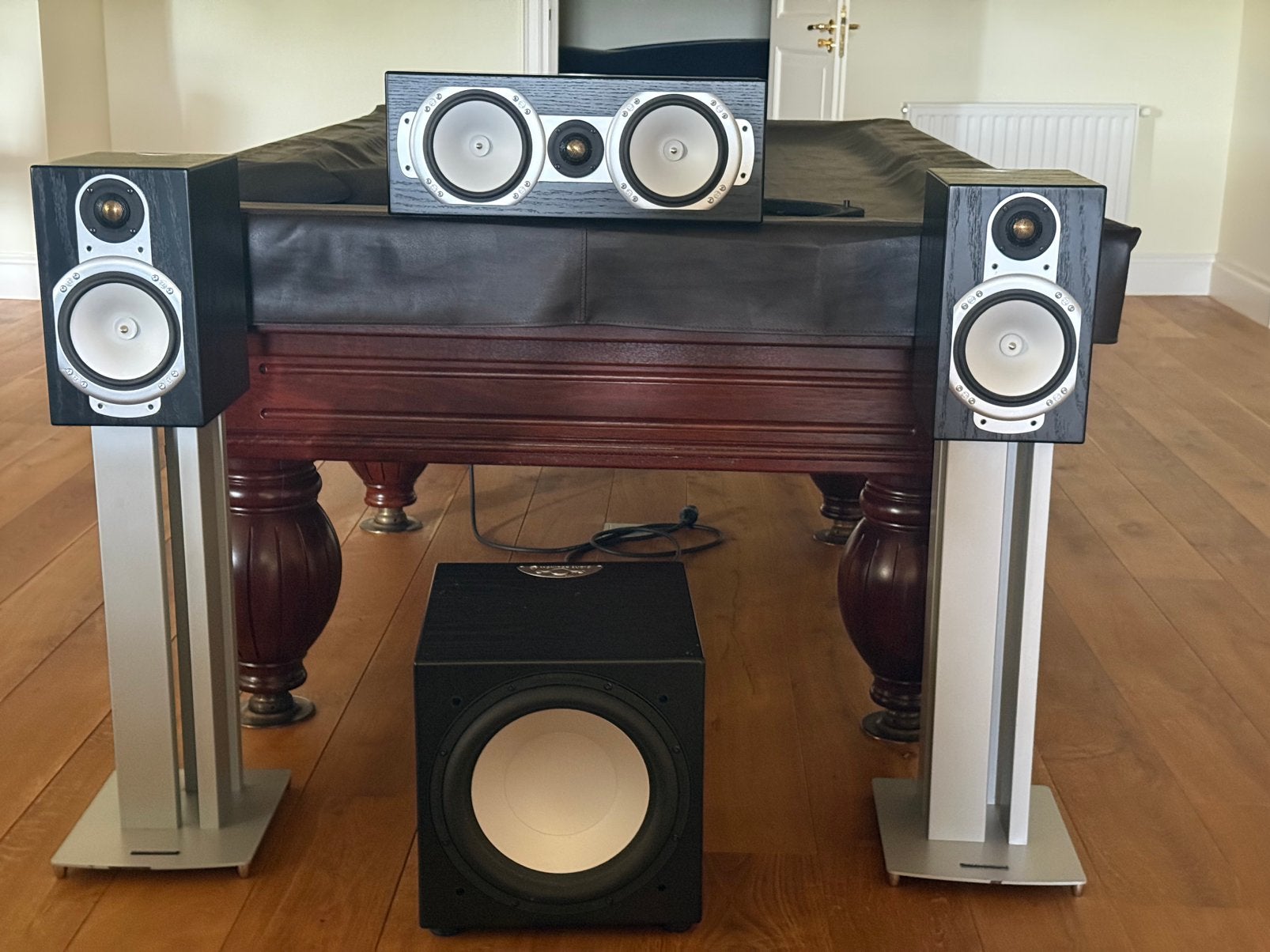 Monitor audio 5.1 systeem silver RS, Audio, Tv en Foto, Luidsprekers, Ophalen, Gebruikt, Yamaha, 60 tot 120 watt
