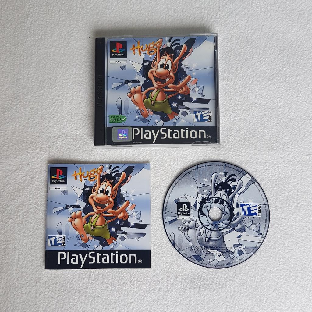 Hugo (PS1), Avontuur en Actie, Verzenden, 1 speler, Zo goed als nieuw