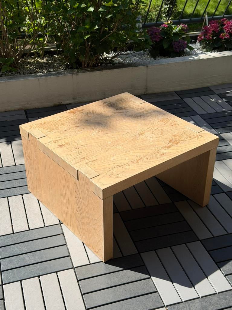 Vierkant salontafel 70x70cm, Huis en Inrichting, Tafels | Salontafels, Ophalen, 100 tot 150 cm, Vierkant, 50 tot 100 cm