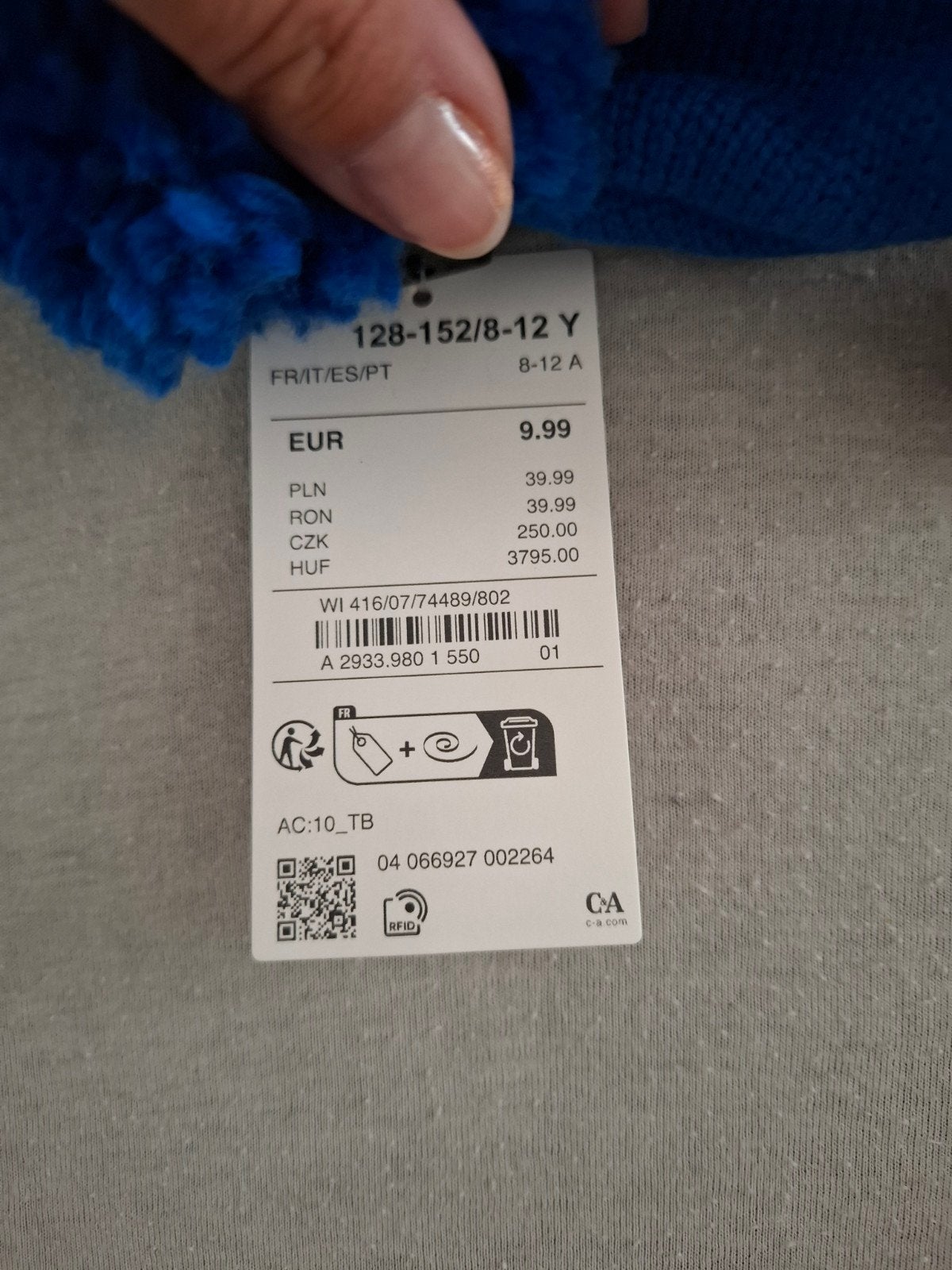Nieuw Kinderhoedje Paw Patrol Chase - Maat 128-152 8-12 jaar, C&A, Jongetje of Meisje, Hoed, Nieuw
