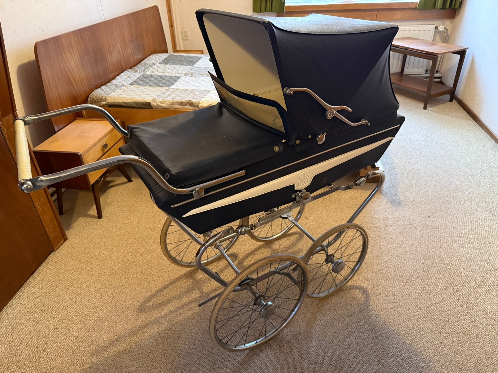 Klassieke Riemersma kinderwagen, Kinderen en Baby's, Kinderwagens en Combinaties, Ophalen, Gebruikt, Kinderwagen, Overige merken