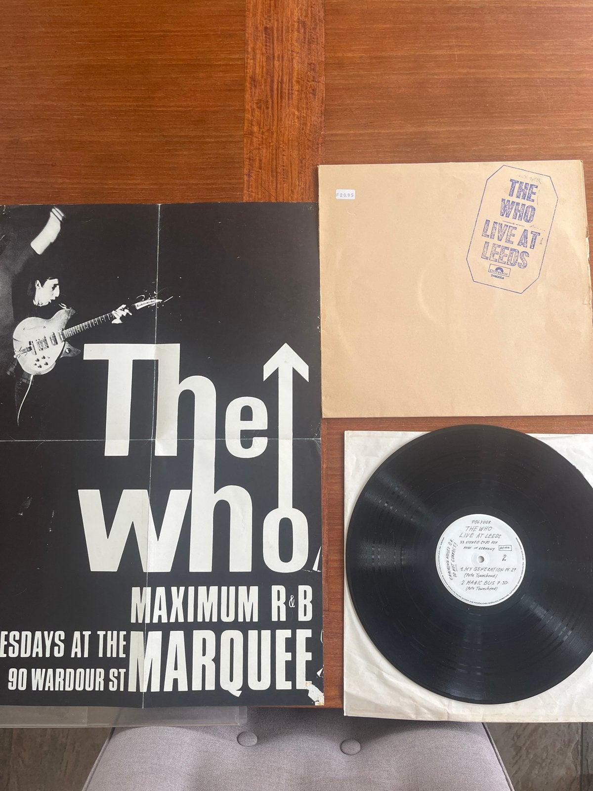 The Who - Live at Leeds LP met documentatie, LP, Rock, Ophalen of Verzenden, Zo goed als nieuw