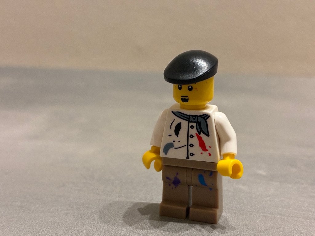 Lego Minifiguur col062 Artist, Series 4, Inclusief minifiguren, Gebruikt, Lego, Ophalen of Verzenden
