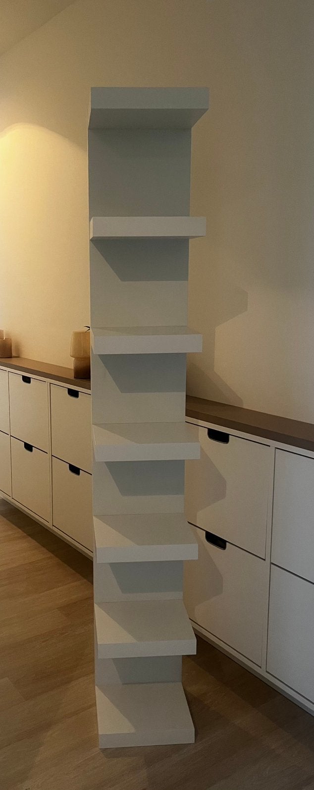 IKEA LACK Wandrek 30x190 cm, Ophalen, Zo goed als nieuw, Minder dan 150 cm, 150 tot 200 cm