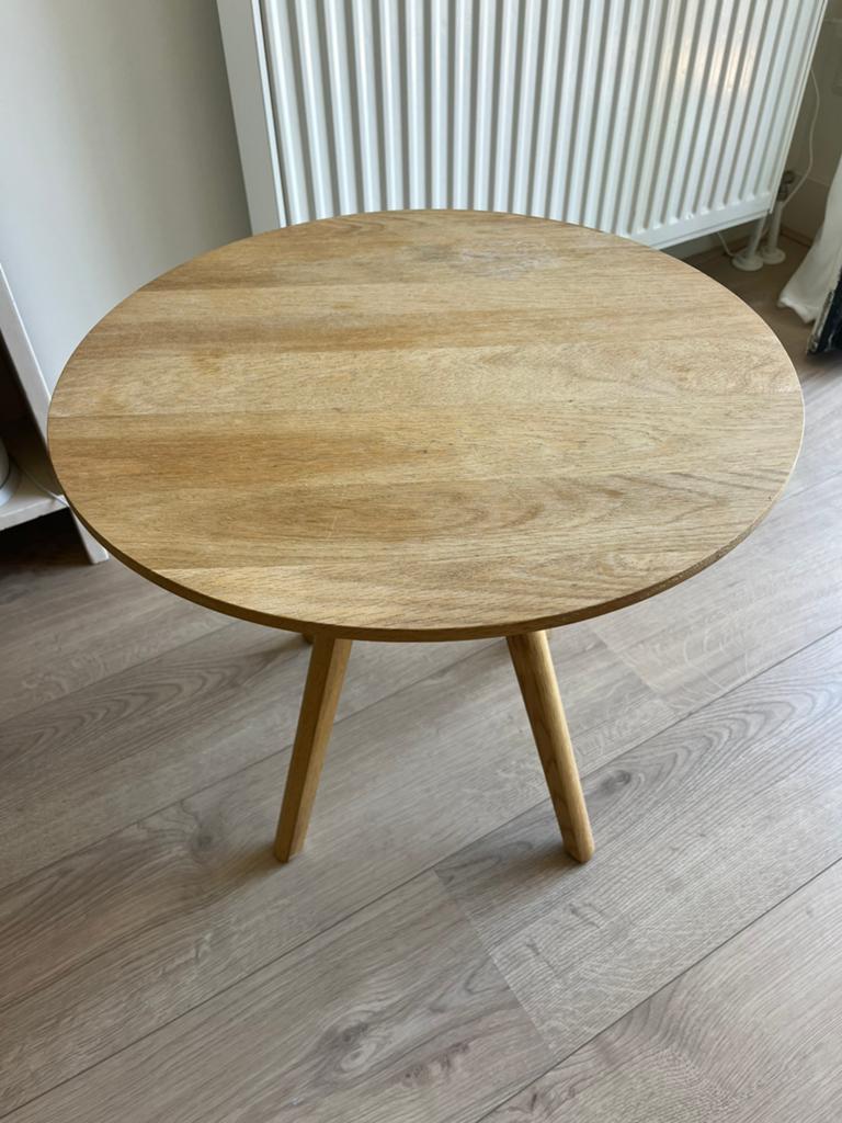 Bijzettafel rond Kwantum, Minder dan 55 cm, Gebruikt, Rond, Ophalen