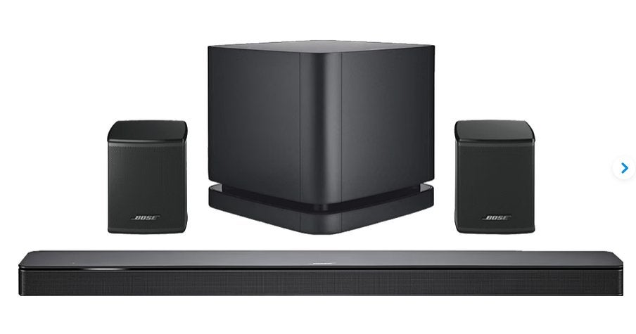 Bose Soundbar 500 met Bass Module 500 en Surround Speakers, Ophalen of Verzenden, Bluetooth, Zo goed als nieuw