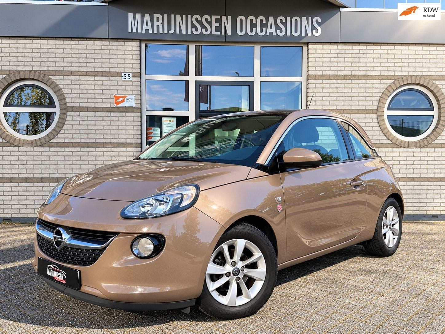 Opel ADAM 1.4 Jam Cappuccino |Airco|Bluetooth|Cruise|, Auto's, Voorwielaandrijving, Elektrische ramen, Gebruikt, 4 cilinders