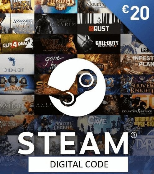 Steam Digitale Code van €20 voor, Tickets en Kaartjes, Eén persoon, Overige soorten, Overige typen