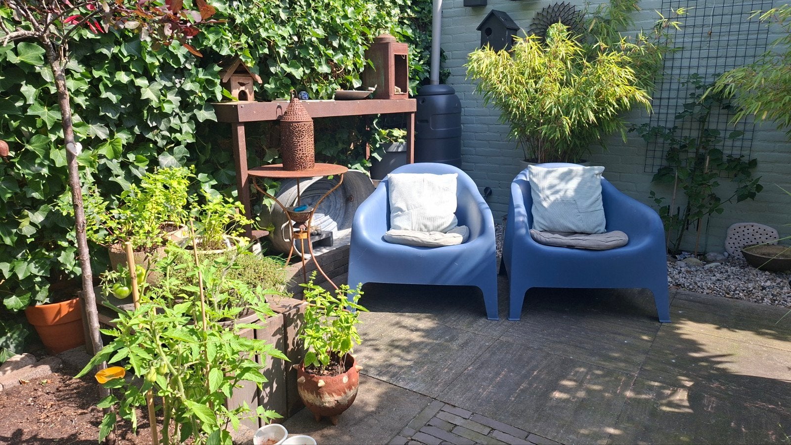 Ikea kunststof tuinstoelen, Tuin en Terras, Tuinsets en Loungesets, Kunststof, Gebruikt, Loungeset, Ophalen
