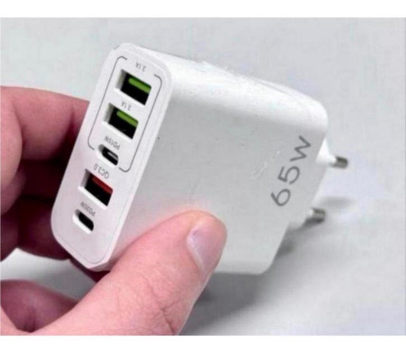 F002 65W 5-Port PD Oplader 3 USB-A+2 USB-C lader blok blokje, Nieuw, Ophalen of Verzenden, H, H