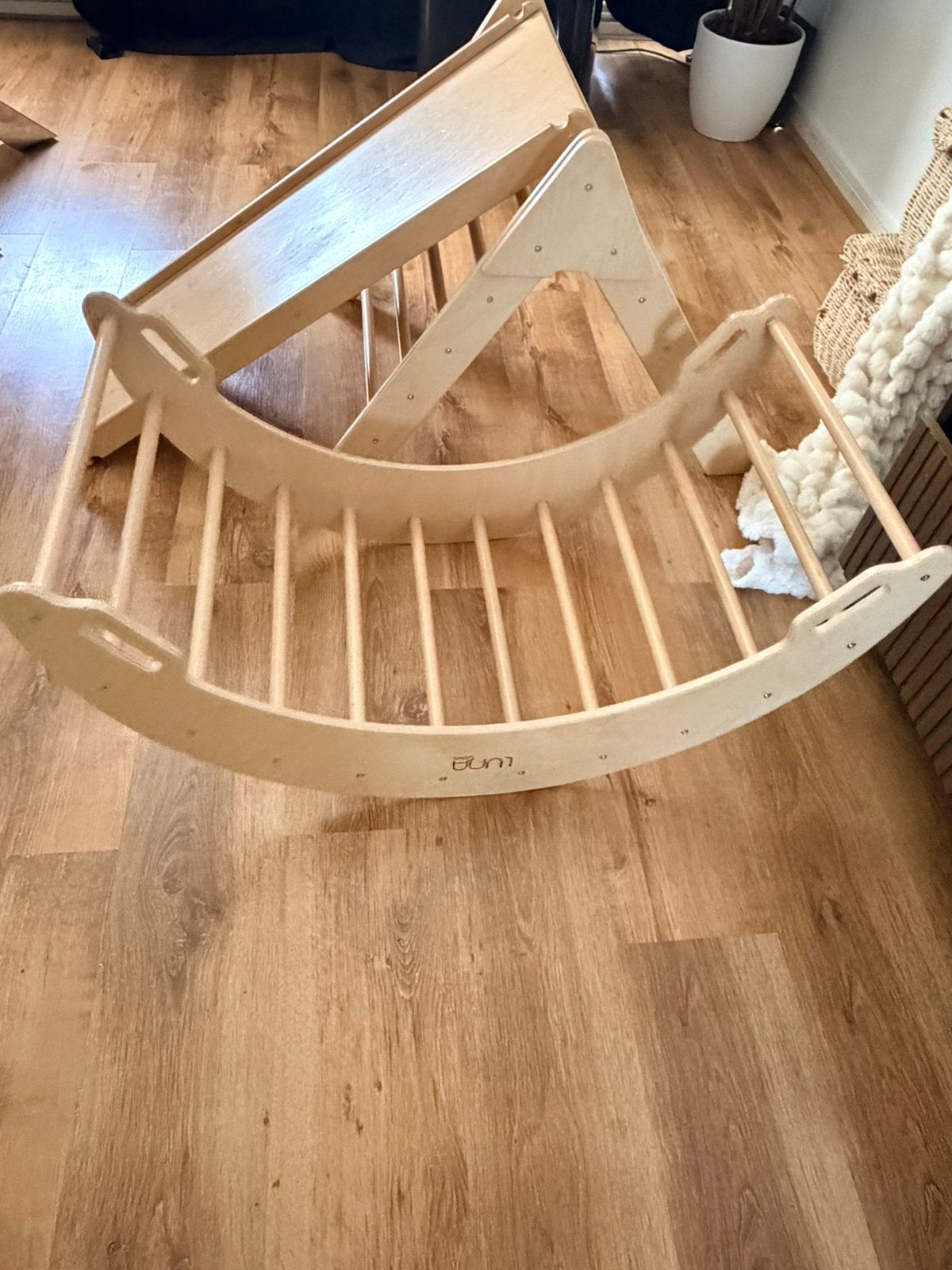 Luna Toys houten klimrek, Ophalen, Zo goed als nieuw
