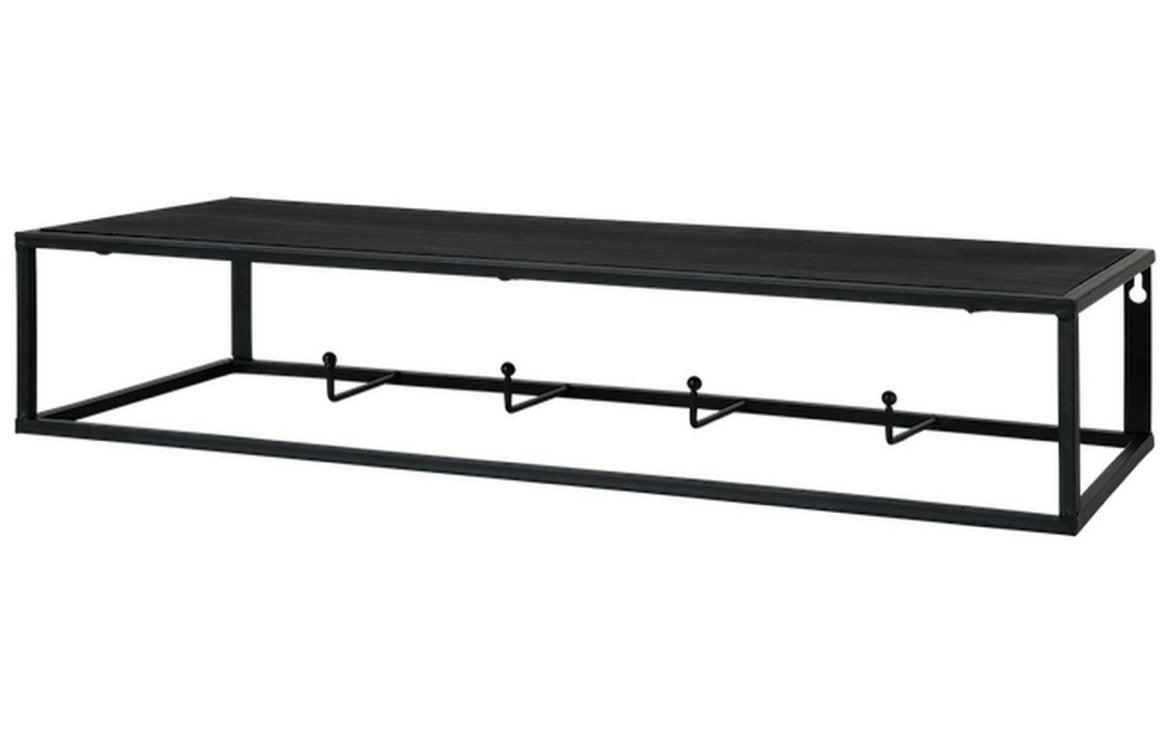 Wandkapstok met plank (ook als partij), Nieuw, Minder dan 100 cm, Metaal, Ophalen
