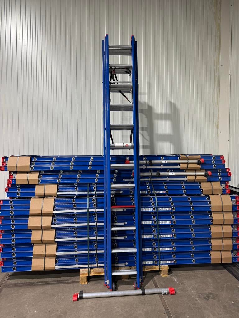 Altrex PRO3 3-delige ladder, Ophalen, Nieuw, Ladder, Opvouwbaar of Inschuifbaar