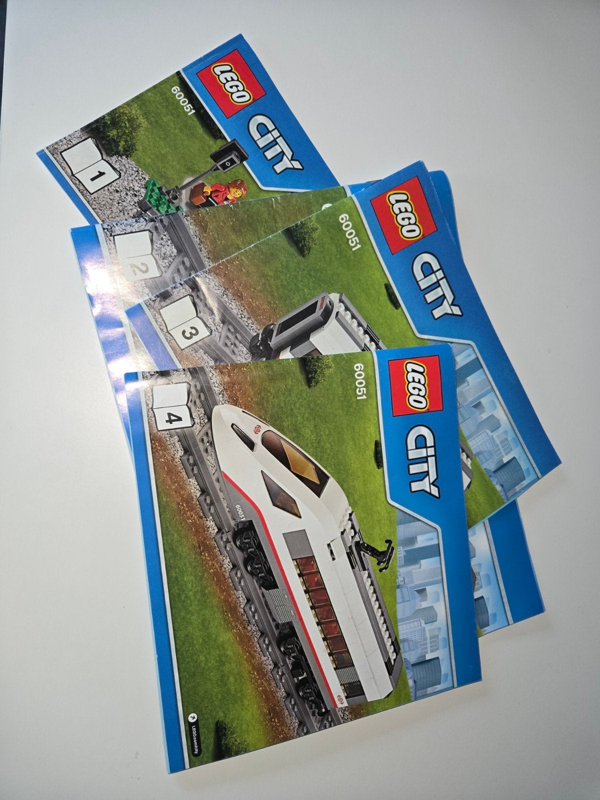 Lego City Trein 60051 met  rails en wagon, City, Lego, Ophalen of Verzenden, Zo goed als nieuw