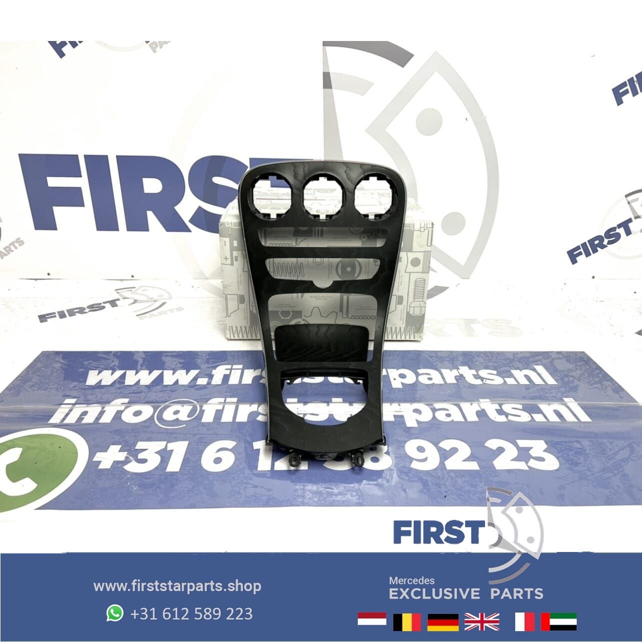 W205 essen hout Middenconsole Mercedes C Klasse 2018 AMG AUT, Gebruikt, -, Ophalen of Verzenden, -