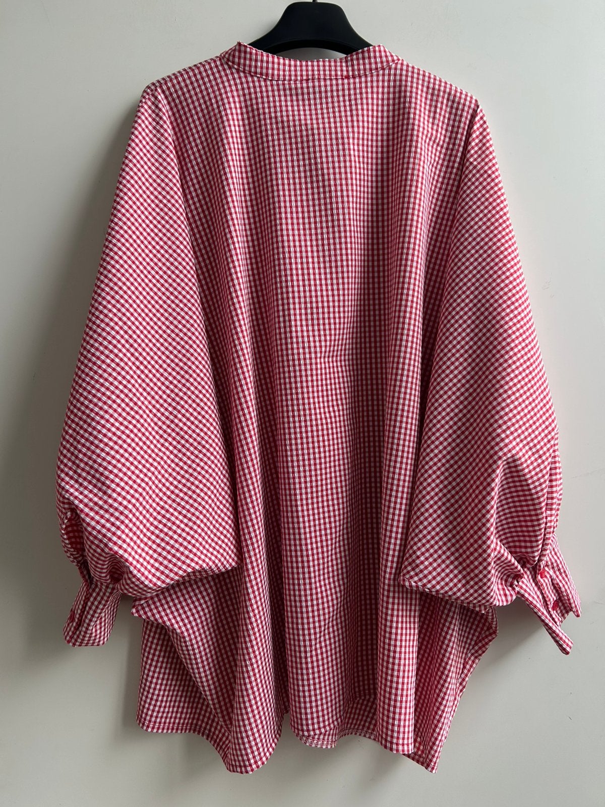 GARCONNE ruimvallende blouse rood ruitje mt TU, Kleding | Dames, Blouses en Tunieken, Maat 38/40 (M), -, Verzenden, Parijs