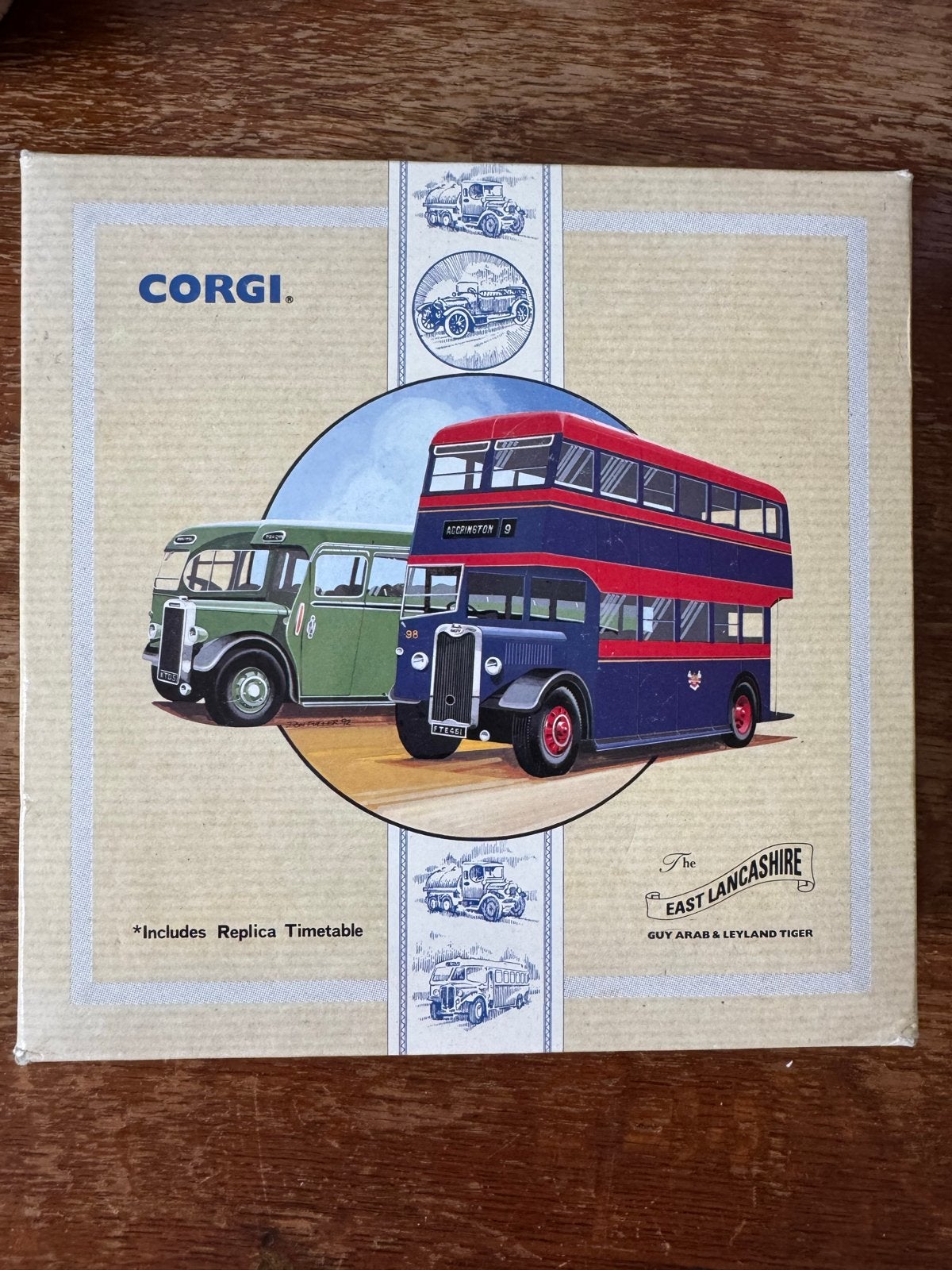 Corgi 1:50 The East Lancashire Guy Arab & Leyland Tiger, Hobby en Vrije tijd, Ophalen of Verzenden, Nieuw, Bus of Vrachtwagen