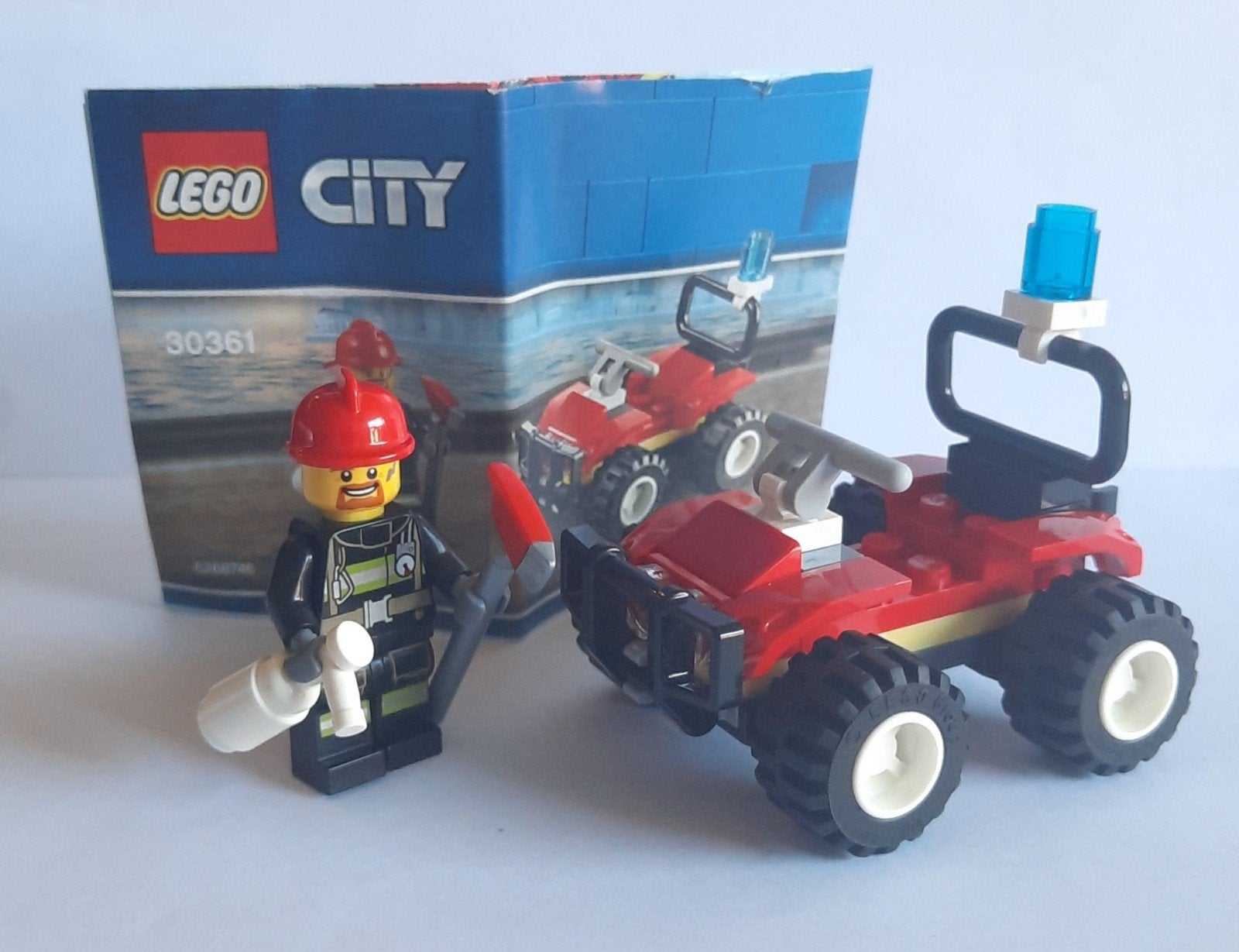 Lego City 30361 Brandweer Quad, Kinderen en Baby's, Speelgoed | Duplo en Lego, Zo goed als nieuw, Lego, Complete set, Compleet