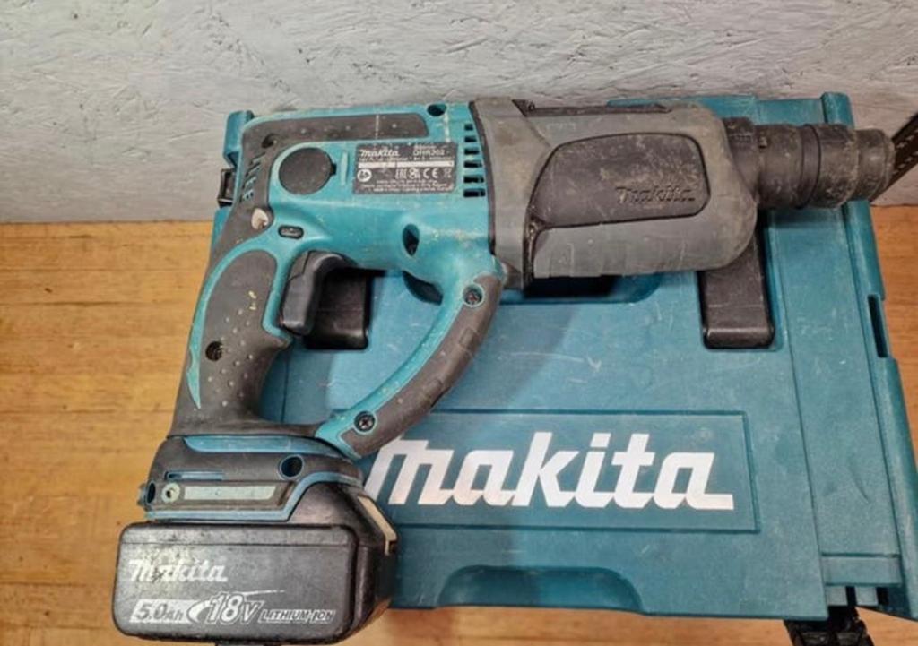 Makita DHR243 Boorhamer met accu en koffer, Doe-het-zelf en Verbouw, Gereedschap | Boormachines, Boor- en/of Breekhamer, Ophalen of Verzenden