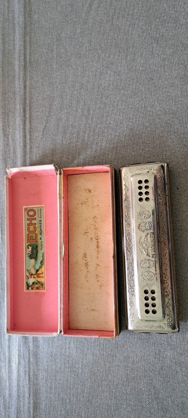 Hohner echo mondharmonica Wender, Ophalen of Verzenden