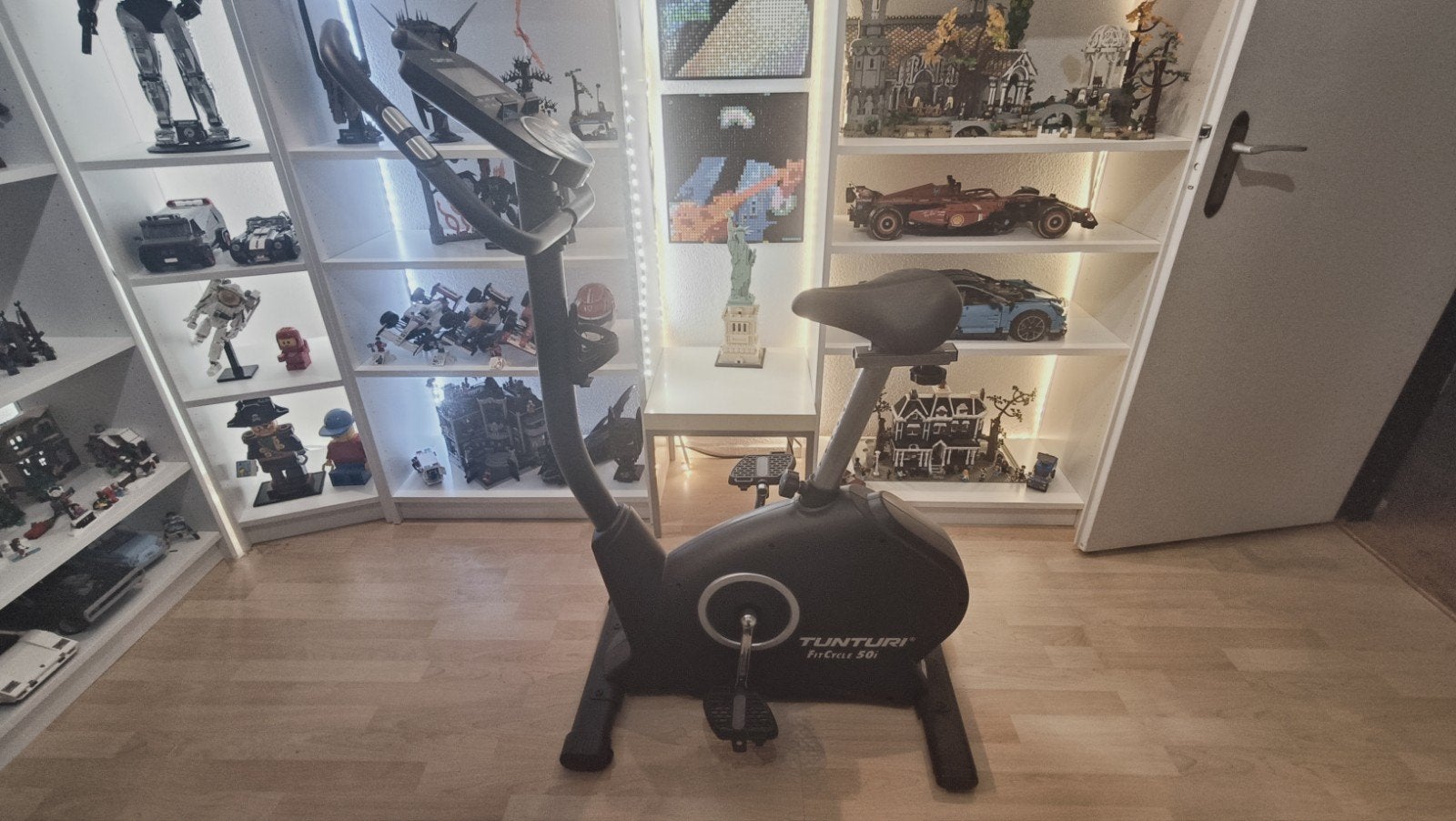 Tunturi FitCycle 50i Hometrainer - In prima staat, Sport en Fitness, Ophalen, Gebruikt, Metaal, Benen