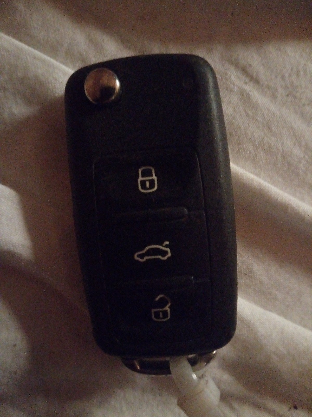 VW autosleutel behuizing/onderdelen 3-knops, Ophalen of Verzenden, Gebruikt, Volkswagen
