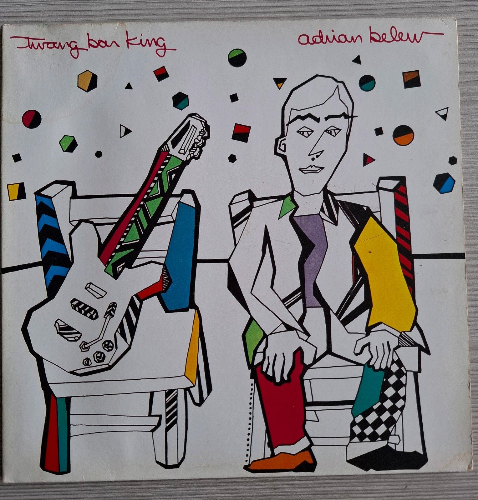 Adrian Belew - Twang Bar King. LP., Gebruikt, 1980 - 1989, Ophalen of Verzenden, Gatefold hoes