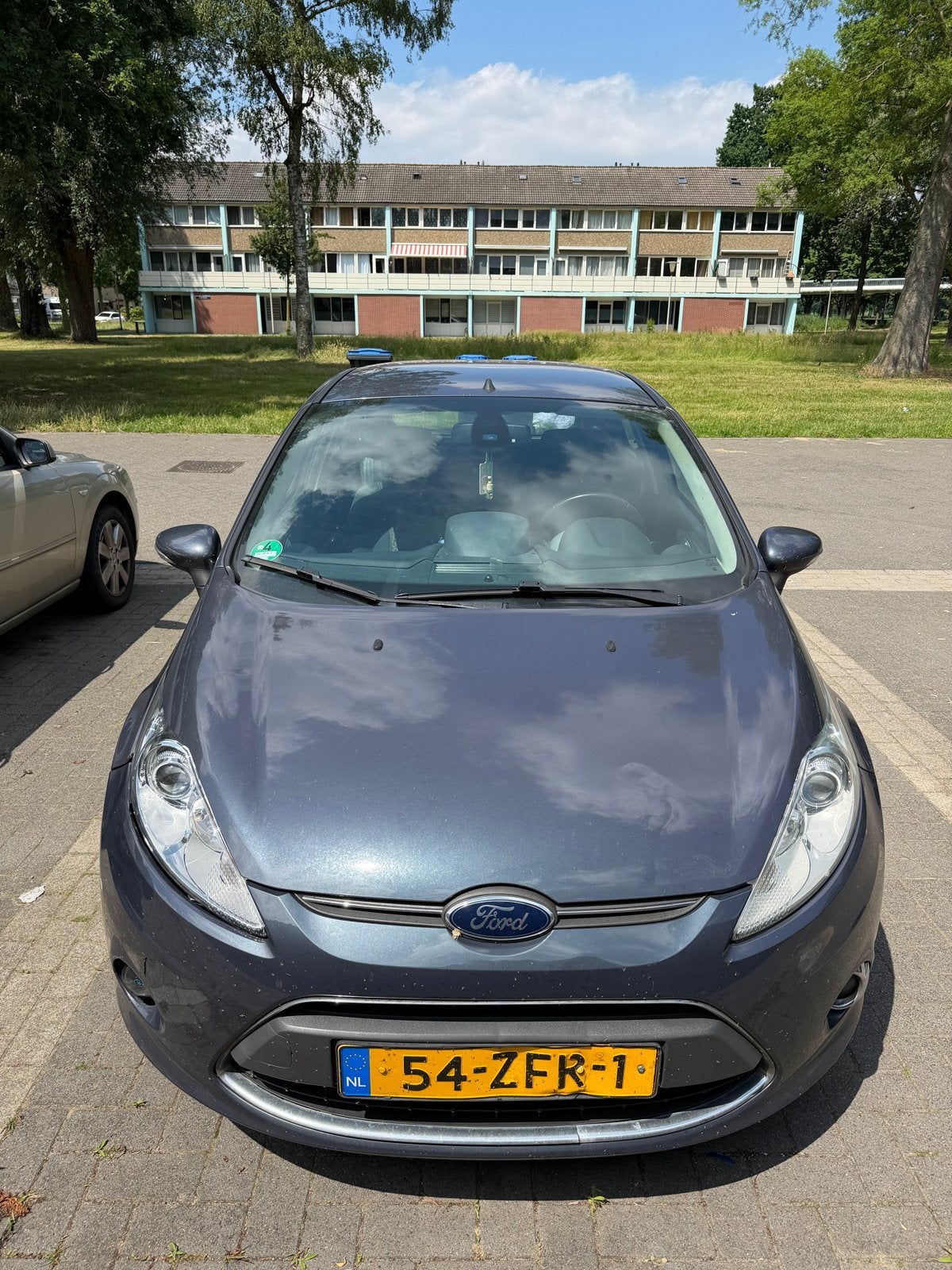 Ford Fiësta 1.6 Tdci 5DR 2012 Grijs, Auto's, Ford, Voorwielaandrijving, 1018 kg, 96 €/maand, Origineel Nederlands