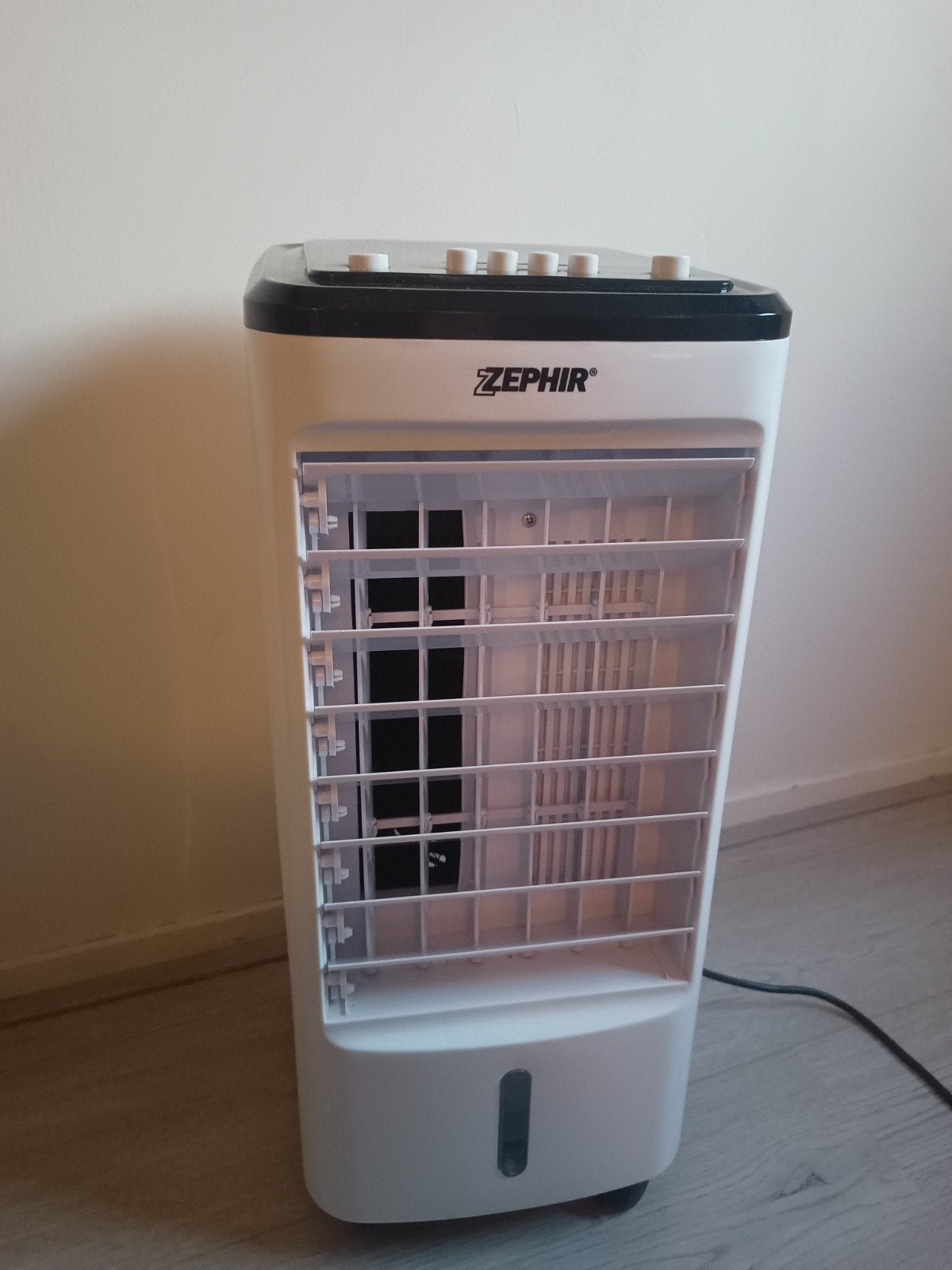 Zephyr Aircooler met 4 nieuwe filters en 2 koelelementen, Minder dan 60 m³, 3 snelheden of meer, Ophalen of Verzenden, Zo goed als nieuw
